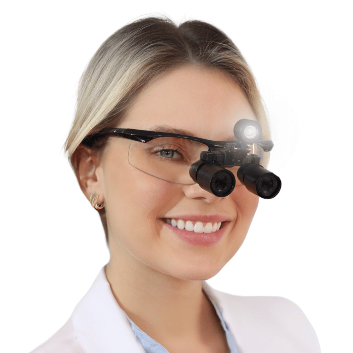 Macro Vision Loupe with Headlight and 4x Lenses