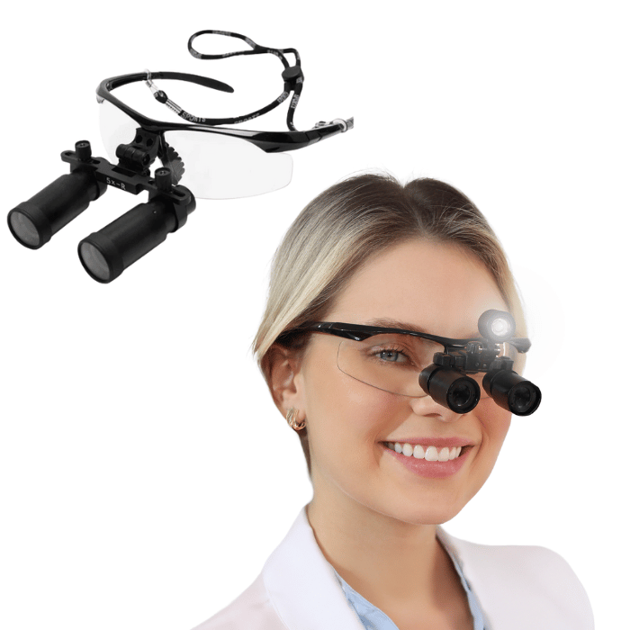 Macro Vision Loupe with Headlight and 4x Lenses