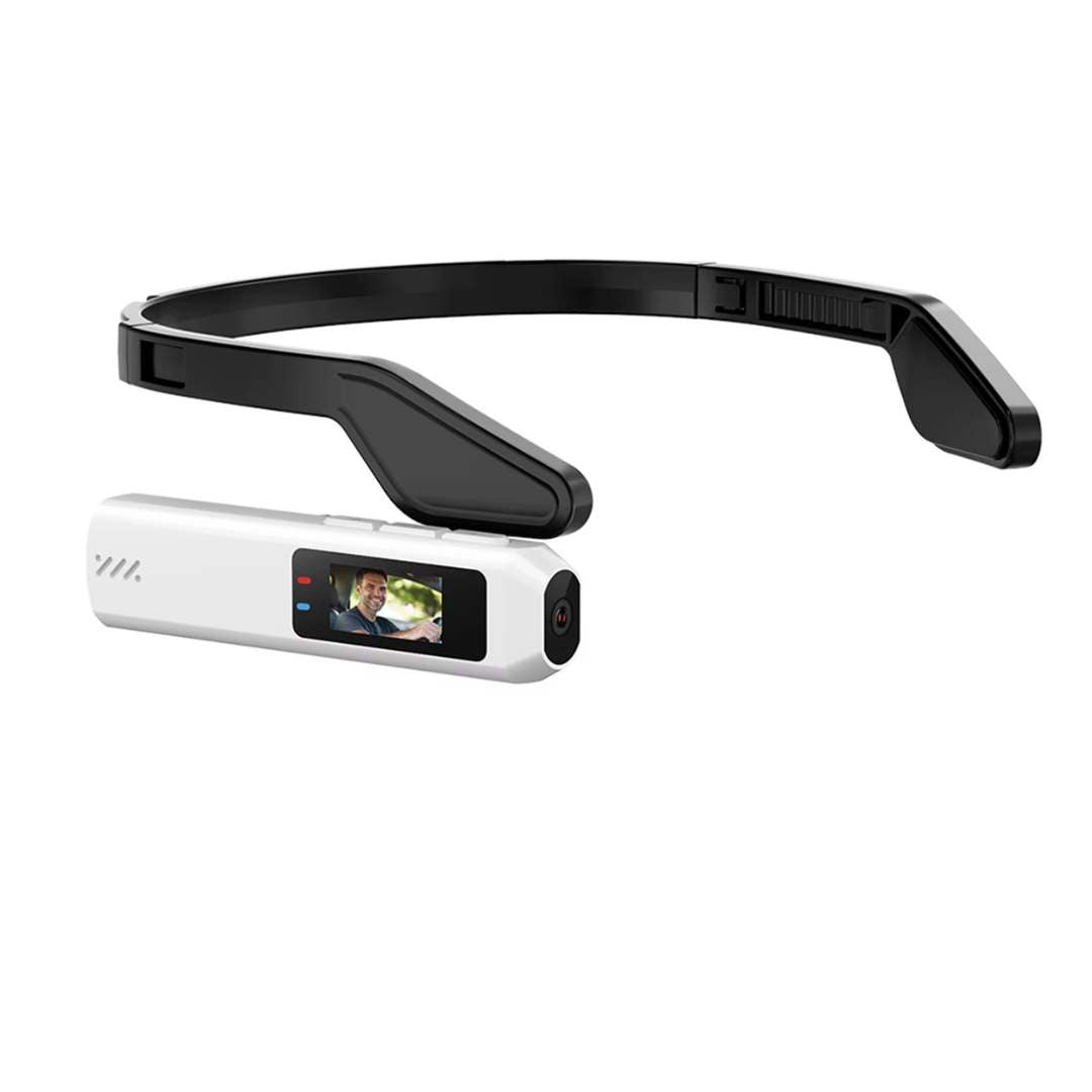 2.7K Portable Camera with Head Mount for Recording Work Procedures