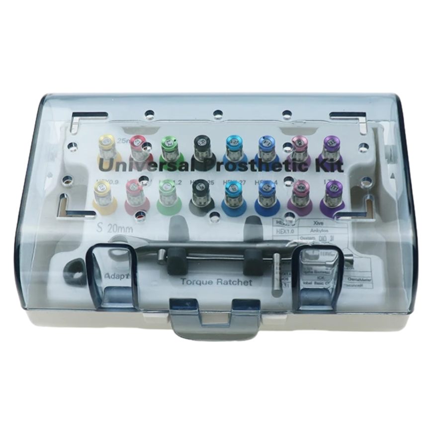 Dental implant tool kit – Universal Torque Wrenches