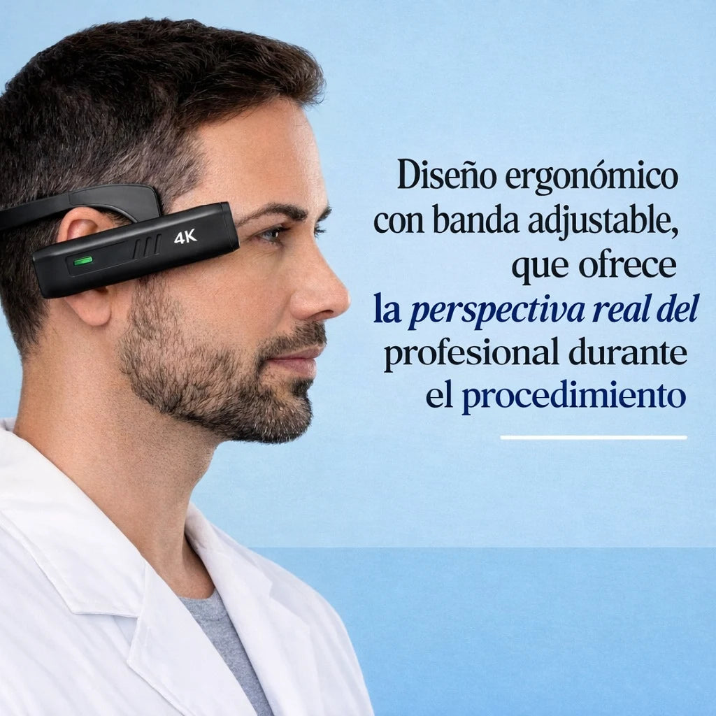 Recording camera for medical, dental, and aesthetic procedures – 4K at 30 FPS