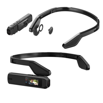 2.7K Portable Camera with Head Mount for Recording Work Procedures
