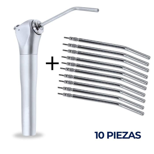 3-Way Dental Water Syringes + 10 Sterilizable Tips