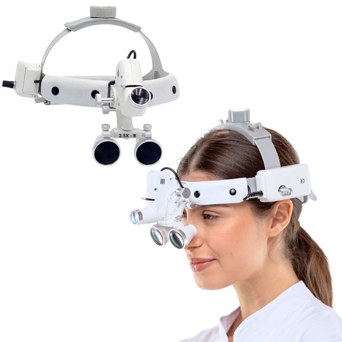 Pro Vision Loupe with Headlight and 2.5x or 3.5x Lenses