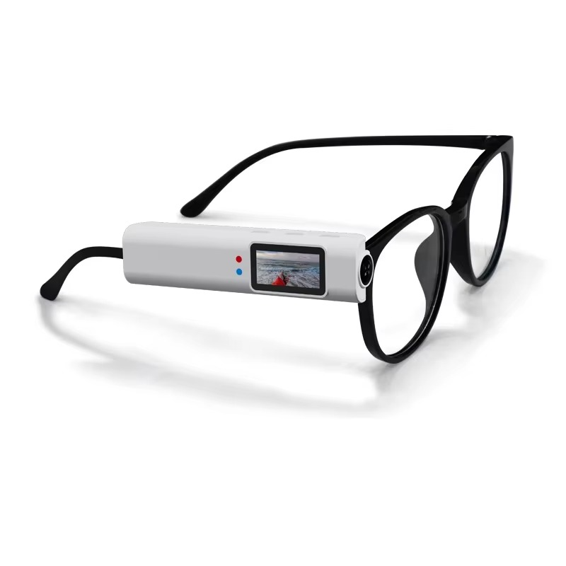 Mini Camera 2.7K with First-Person View for Magnifying Glasses and Prescription Glasses